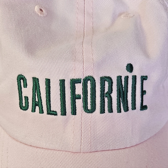 NWOT Clare V Pink Cap with Embroidered Logo - Picture 4 of 5